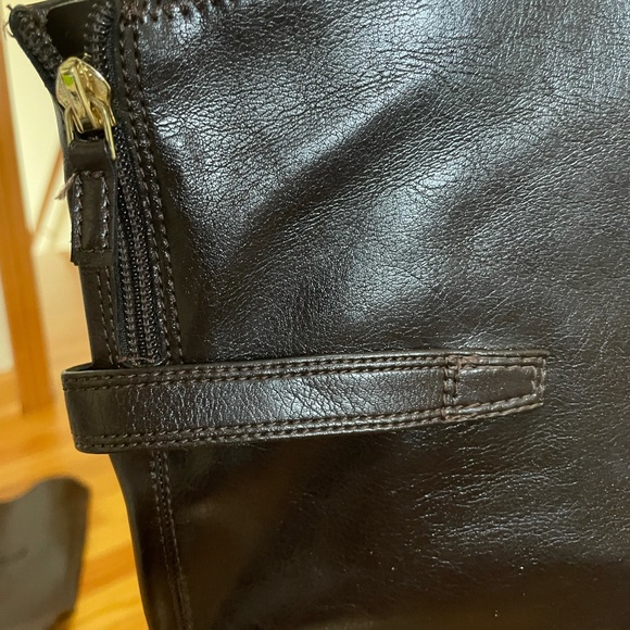 Franco Sarto over the knee wedge boot 7.5 chocolate brown - Picture 7 of 8